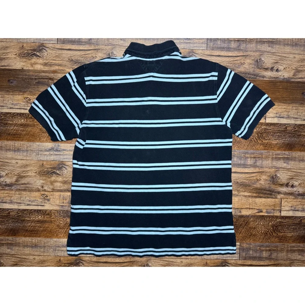 Tommy Hilfiger Men's‎ Classic Fit Striped Short Sleeve Polo Shirt XL